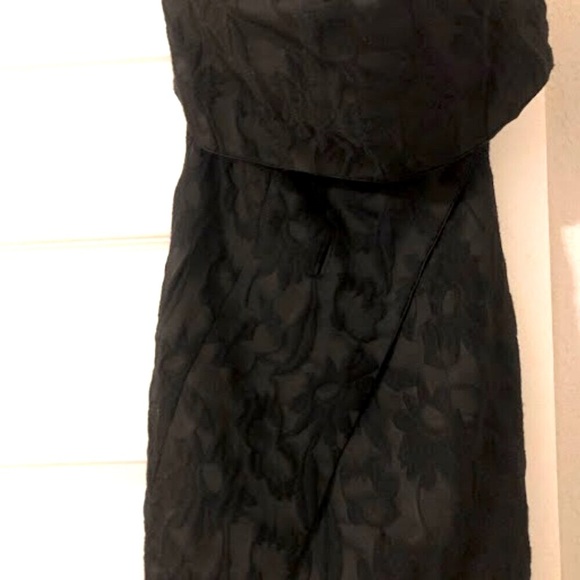 NWT ALEXIS Isotta Black Jacquard Strapless Midi Dress XS MSRP $600 - Picture 5 of 7